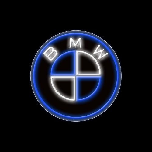 Logo BMW en Neon