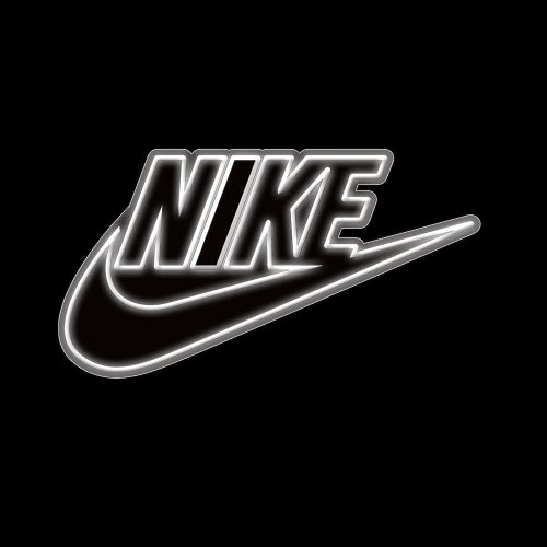 Logo NIKE en Neon