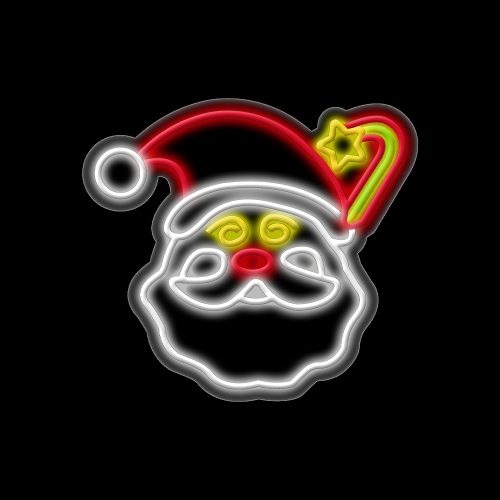 Le père Noël en Neon